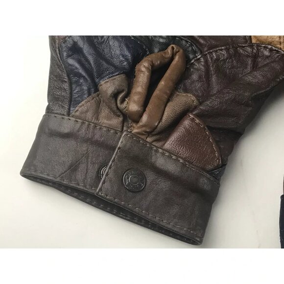 Asorcueros Mens Multicolor Collared Long Sleeve Pockets Full Zip Jacket Size M - Picture 5 of 10